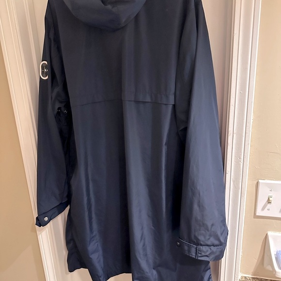 Men’s Coach raincoat XL Navy excellent condition - Picture 7 of 13